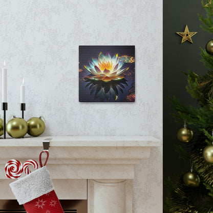 Mystic Lotus with Lily Pads - Fine Art Print - Canvas Gallery Wraps