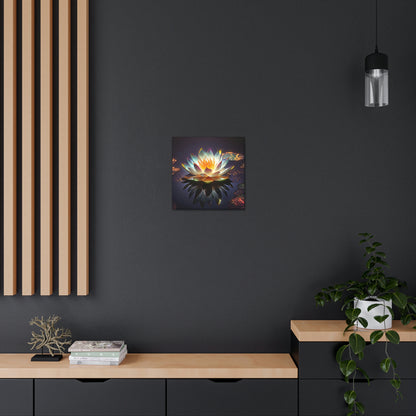 Mystic Lotus with Lily Pads - Fine Art Print - Canvas Gallery Wraps