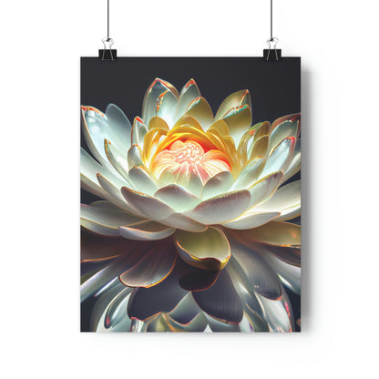 Iridescent Lotus - Giclée Art Print - Zen Home & Office Collection